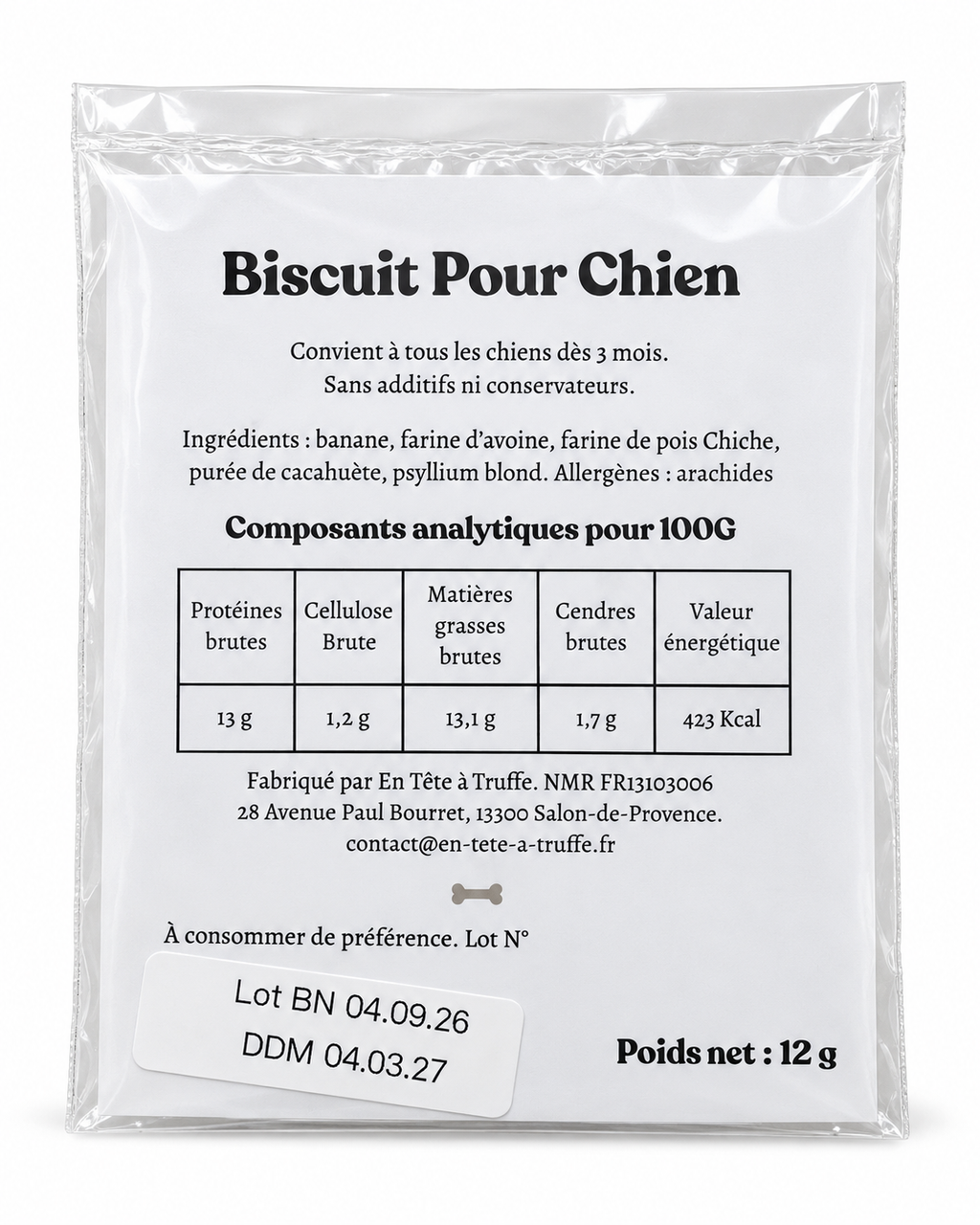 Biscuit pour chien PLC