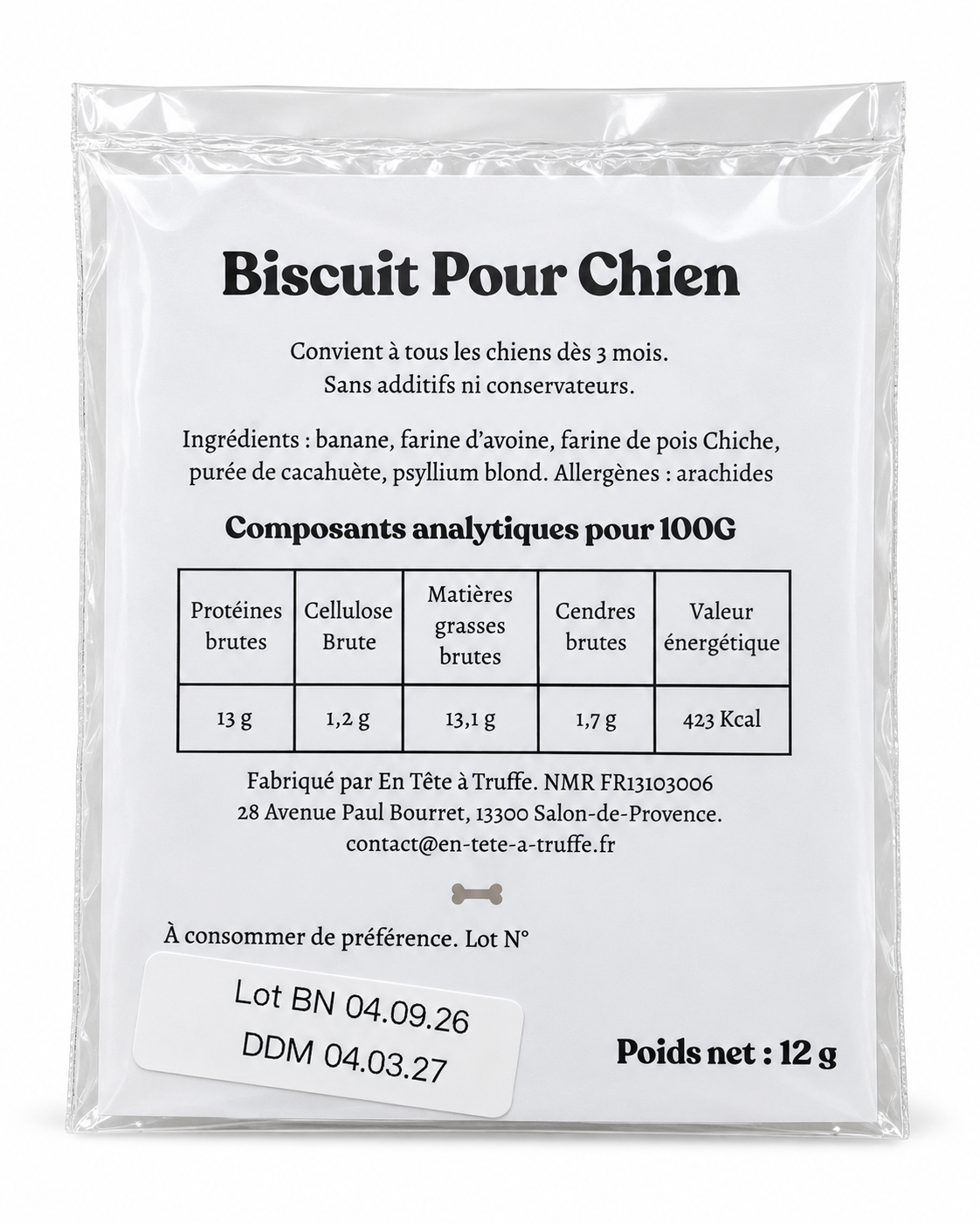Biscuit pour chien PLC