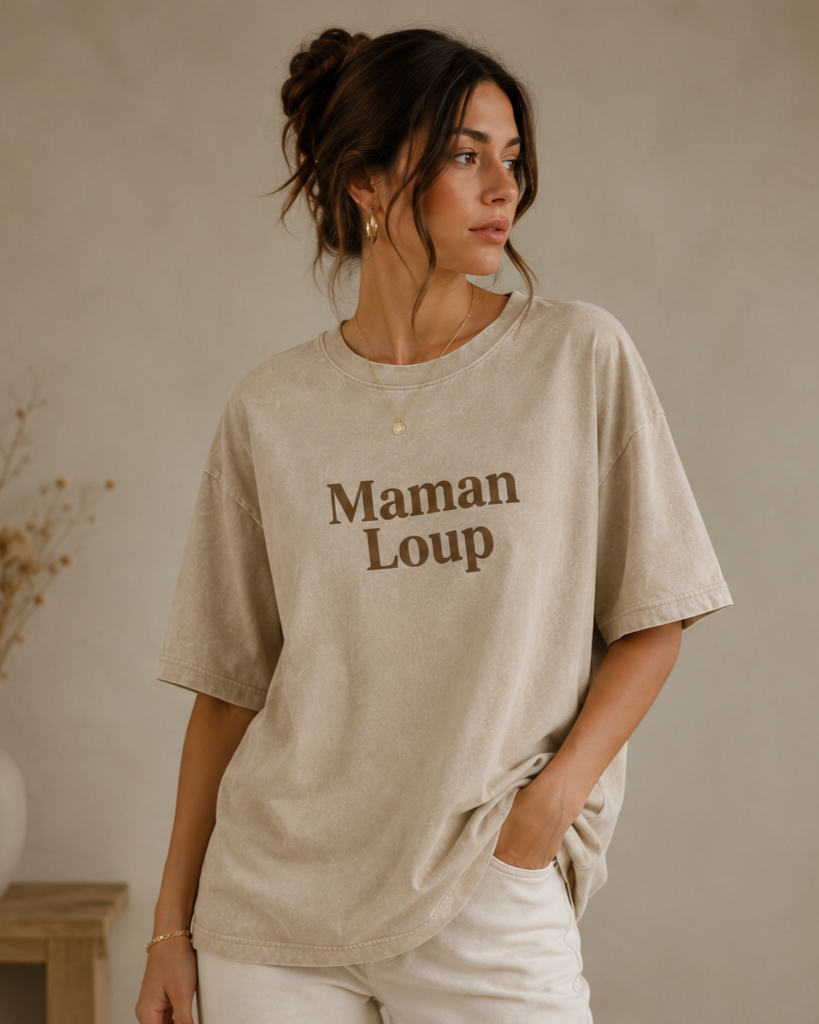 T-shirt Maman Loup