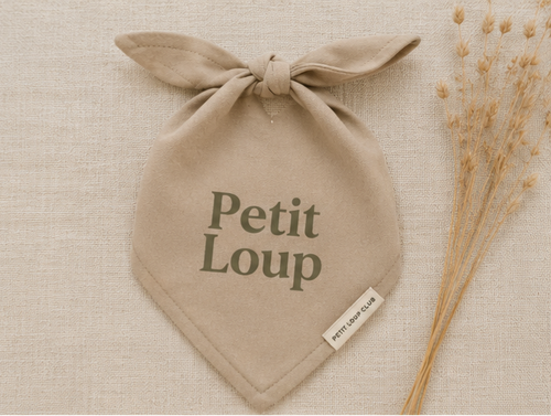 Bandana Pour Chien "Petit Loup"